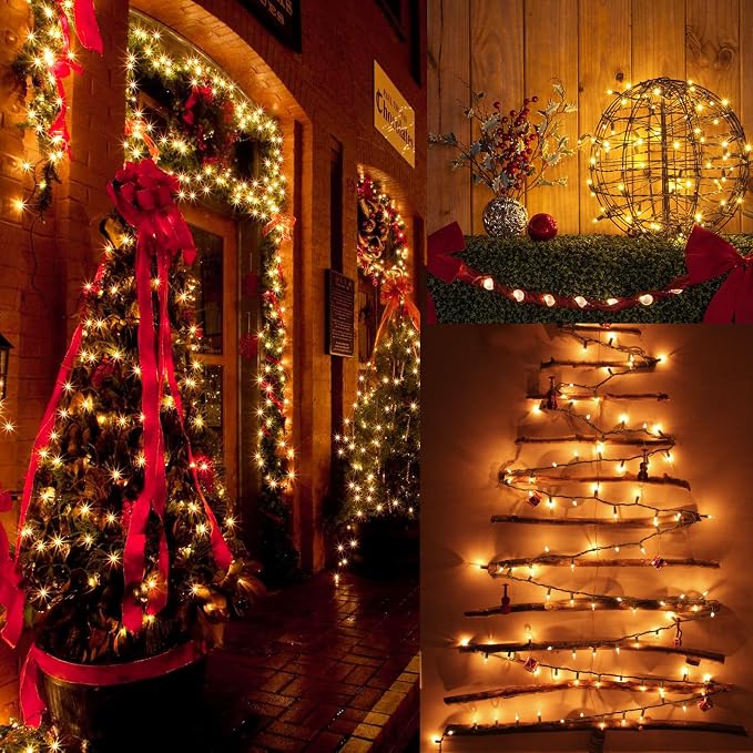 BrizLabs Clear Christmas Lights, Connectable Mini Light String, UL Certified - Image 3
