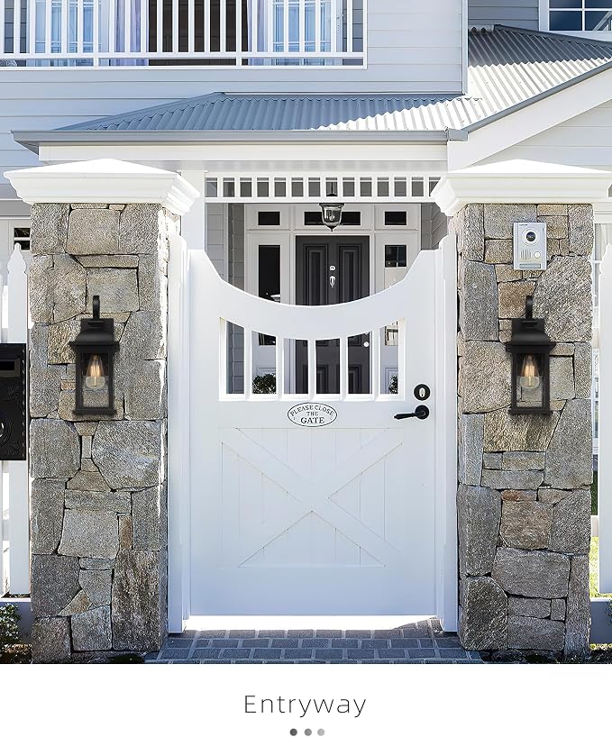 FEMILA 21" Outdoor Wall Light Fixture, 2 Pack Modern Outdoor Wall Sconce - Image 5