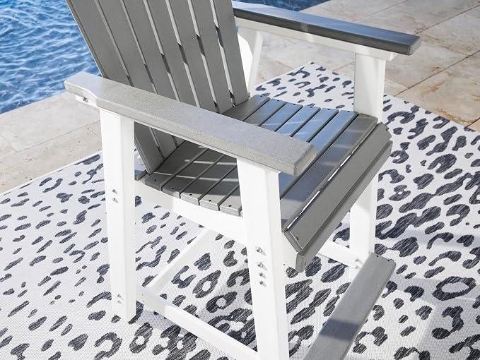 Signature Design by Ashley Outdoor Transville HDPE Patio Barstool - Image 12