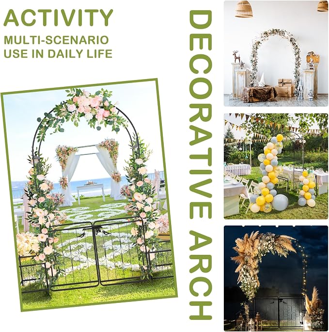 Outvita 7FT Garden Arch Arbor - Image 2