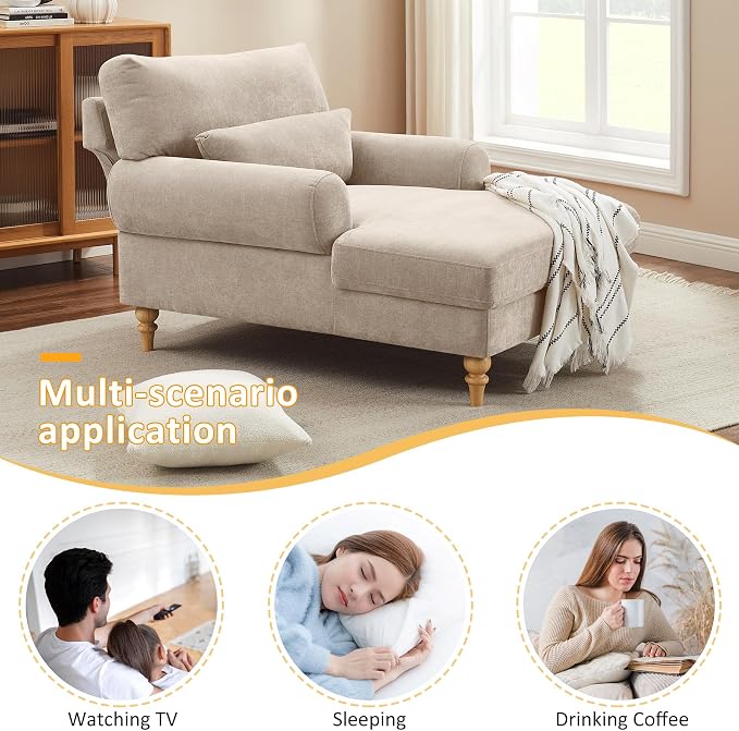 Modern Chaise Lounge Chair - Image 7