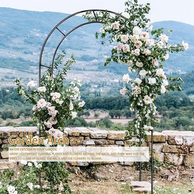 Garden Arch Trellis for Climbing Plants Outdoor Wedding Arches for Ceremony - Image 3