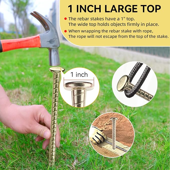 16 Inch Rebar Stakes - Image 5