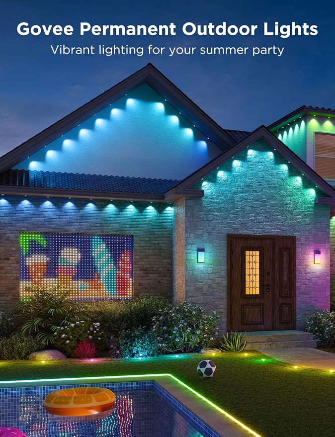 Govee Permanent Outdoor Lights 2, 50ft RGBIC Outdoor Lights - Image 2