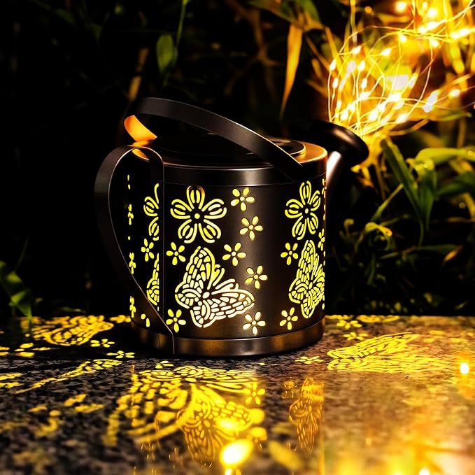 Solar Watering Can Light, Solar Lights Outdoor Decor, Garden Decor Lights - Image 5
