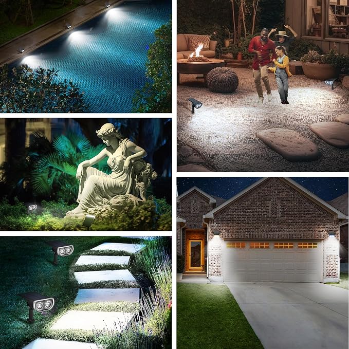 Linkind Solar Lights Outdoor StarRayS, Bright Solar Spot Lights Outdoor - Image 7