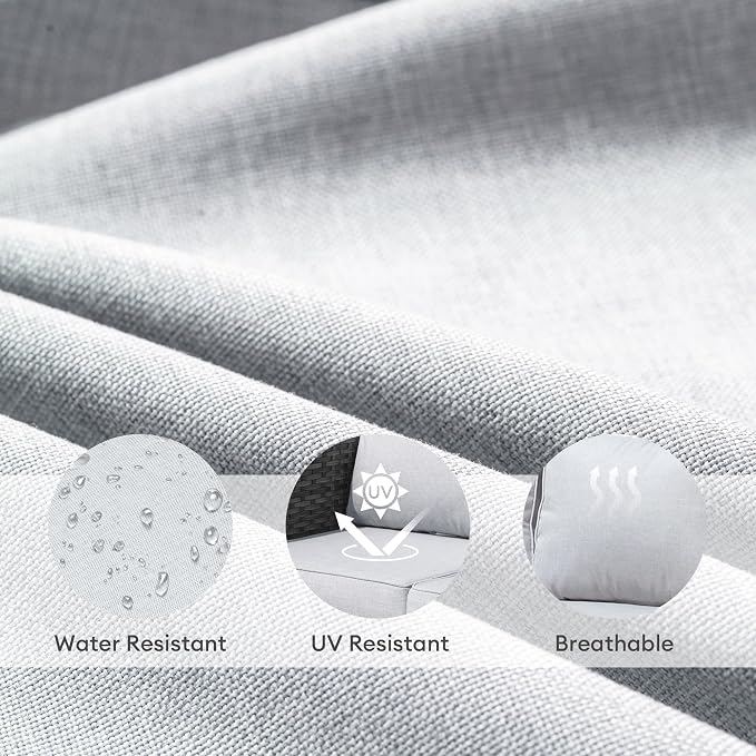 ovios Patio Cushion Covers, Waterproof Cushion Cover - Image 4