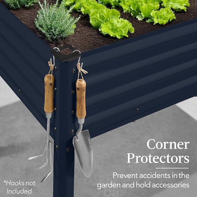 Best Choice Products 48x24x30in Galvanized Raised Garden Bed, Metal Elevated - Image 7