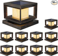 Mlambert 10 Pack Solar Post Lights Outdoor, Waterproof Fence Cap Lights by Mlambert