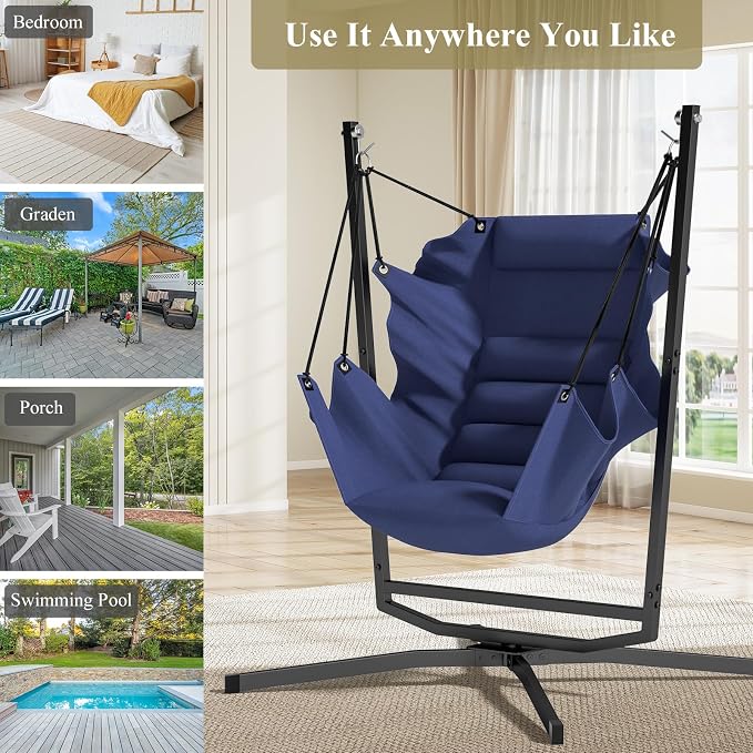360° Swivel Hammock Swing Chair - Image 7