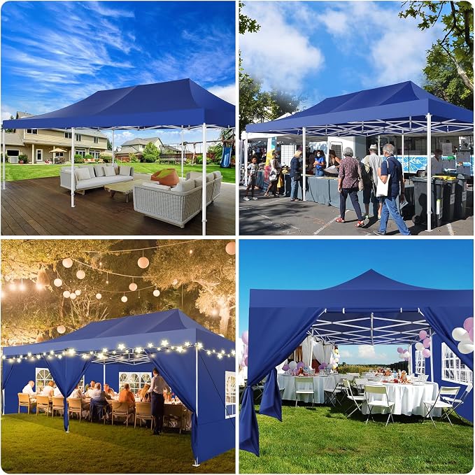 COBIZI Pop up Canopy Tent 13x26 Heavy Duty Gazebo - Image 7