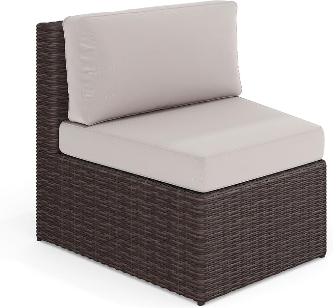 Martha Stewart Bedford Indoor-Outdoor Modular Patio Curved Sectional Sofa Seat by MarthaStewart