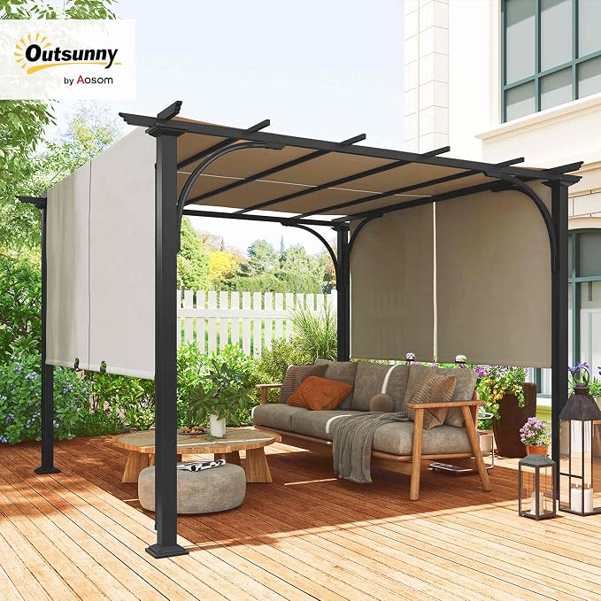 Outsunny 10' x 10' Patio Pergola - Image 2
