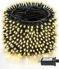 1000 LED Christmas Lights Outdoor Indoor, Super Long 330 FT Green Wire Plug In by PRODUCTS