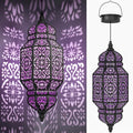 18 Inch High Large Hanging Solar Lights Outdoor Garden Decor, Decorative by twinkya