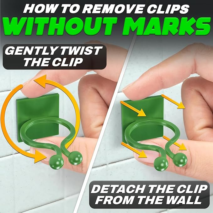 Plant Wall Clips for Climbing Plants 110 Pcs - Image 7
