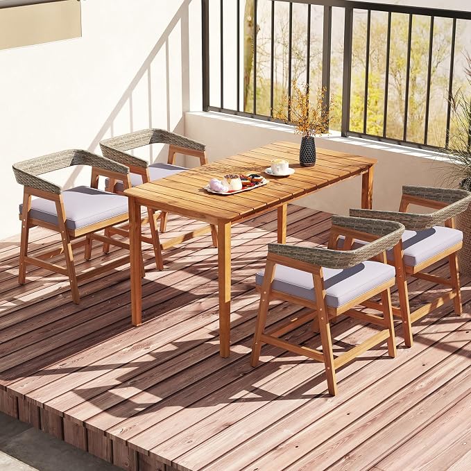 Tangkula 5 Piece Patio Dining Set - Image 2