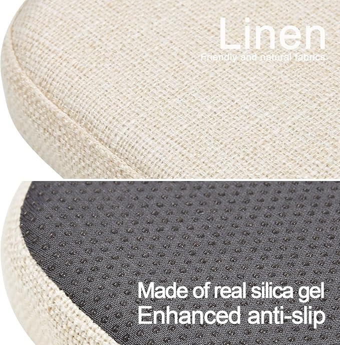 BUYUE Friendly Woven Fabric Magnetic Bar Stool Cushion 1 Piece, Enhanced - Image 5