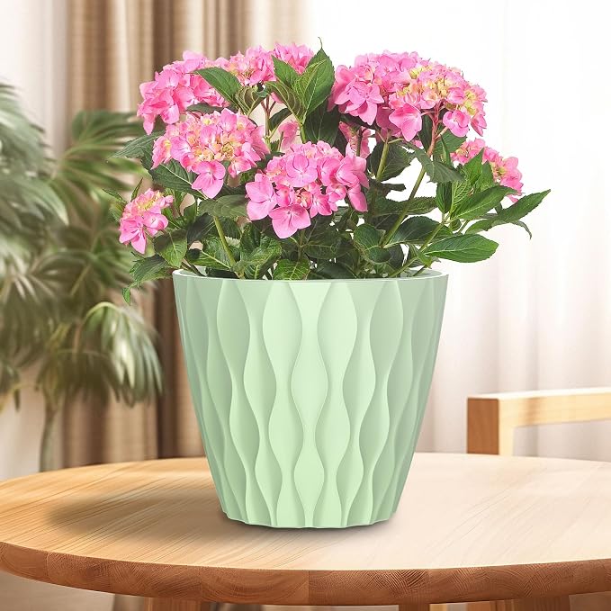 6 Pack 7 Inch Indoor Plant Pots - Image 5