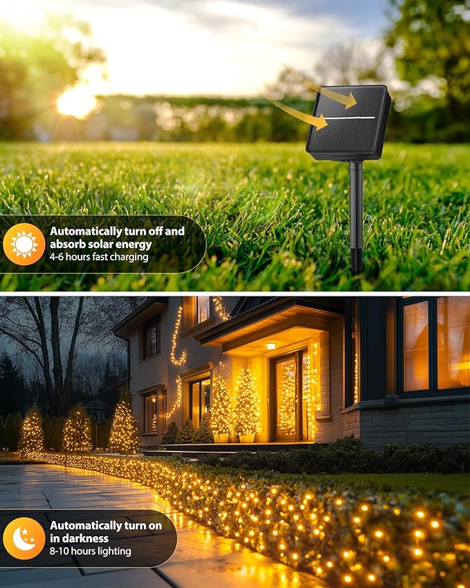 Brightown 4 Pack Solar String Lights - Image 3
