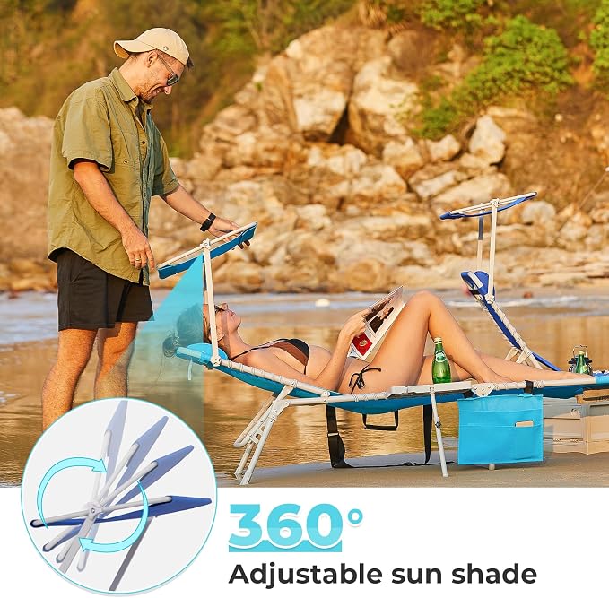 #WEJOY 4 in 1 Tanning Chair - Image 4