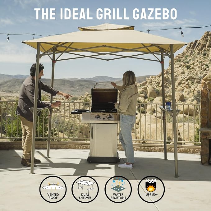 Crown Shades 8x5 Grill Gazebo - Image 3