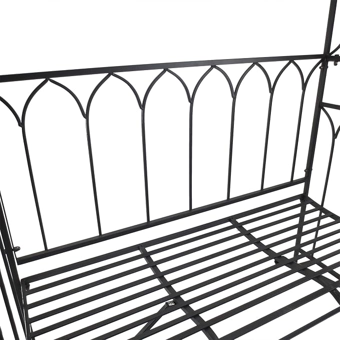 Outsunny Metal Trellis Arbor Arch - Image 8