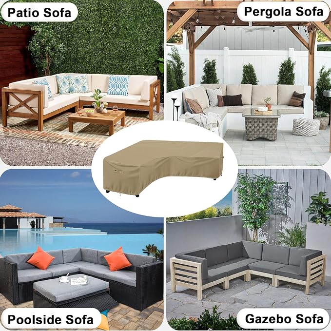 OutdoorLines Waterproof Outdoor Patio Sectional Cover - Image 8