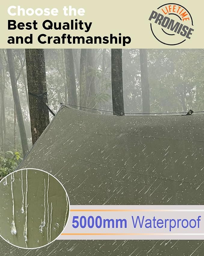 Sunyear Camping Hammock with Net - Image 6