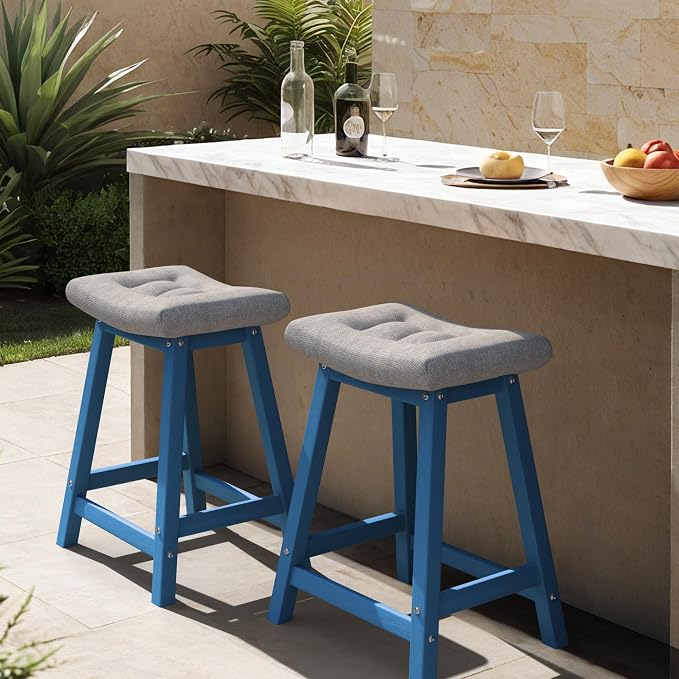 Ciokea 2 Set 24" Outdoor Bar Stools by CIOKEA