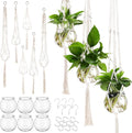 6 Pcs Boho Macrame Plant Hanger by Colingmill