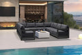 PURPLE LEAF Patio Furniture Set U-Shaped Outdoor Couch by Unknown