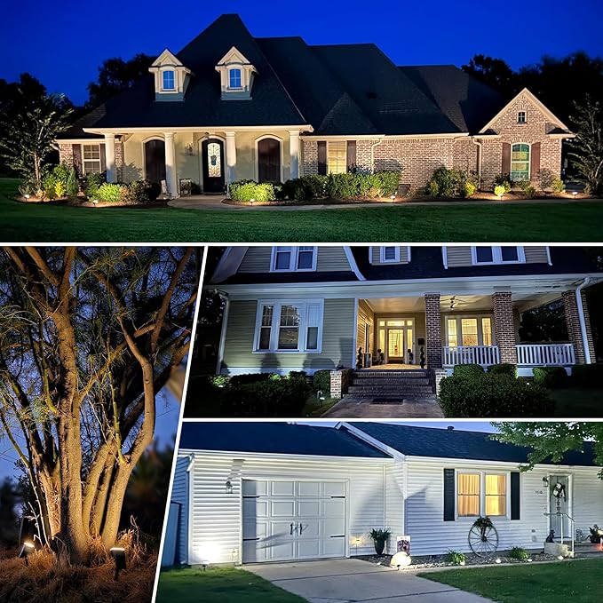Solar spotlights Outdoor 63 LED 3 Lighting Modes, IP65 Waterproof Lighten Yard - Image 8