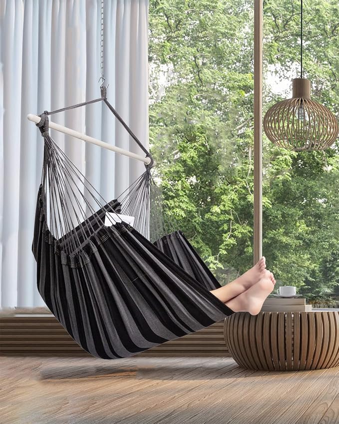 ADVOKAIR Hammock Chair Large 70.9"x47.2", 32% Bigger XXL Hanging Swing Chair - Image 7