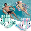 2 Pack Inflatable Pool Float for Adult Adjustable Hammock Float Chair Fabric by Blueweenly