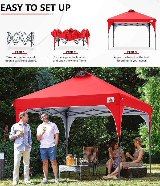 ABCCANOPY Outdoor Pop up Canopy Tent, 8x8 Instant Portable Canopy - Image 5