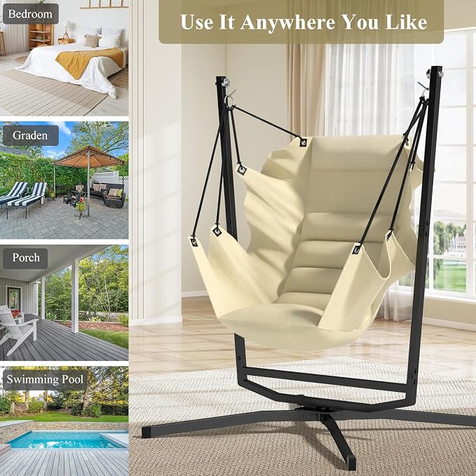360° Swivel Hammock Swing Chair - Image 7