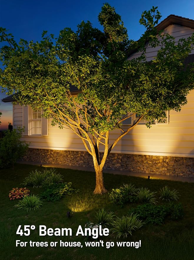 LEONLITE 8-Pack 5CCT Low Voltage LED Landscape Spotlight, Update - Image 6