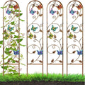 Blulu 4 Pack Metal Garden Trellis by Blulu