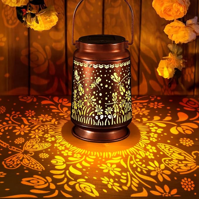Solar Lanterns Outdoor Waterproof Gifts by HOFLYW