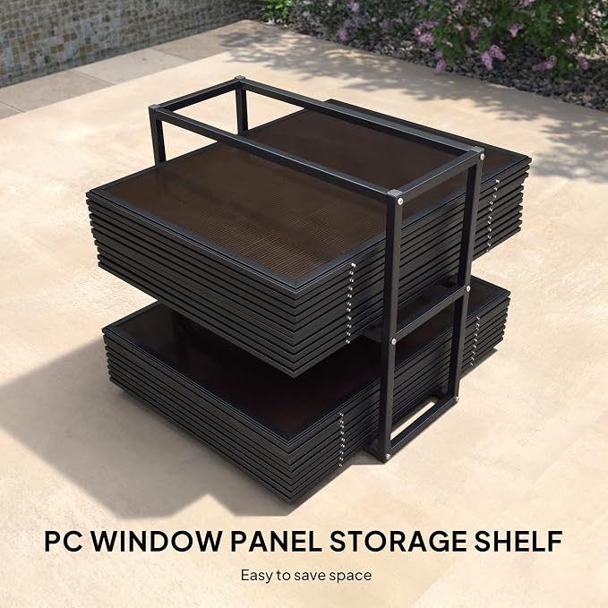 PURPLE LEAF 12' X 18' Patio Hardtop Gazebo Double Top Galvanized Steel Screen - Image 7