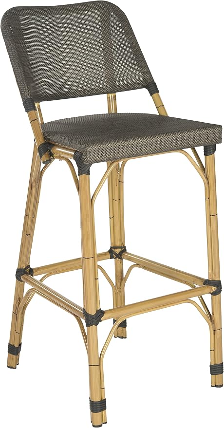 Safavieh Home Collection Deltana Brown Indoor/ Outdoor 29.5-inch Bar Stool - Image 4