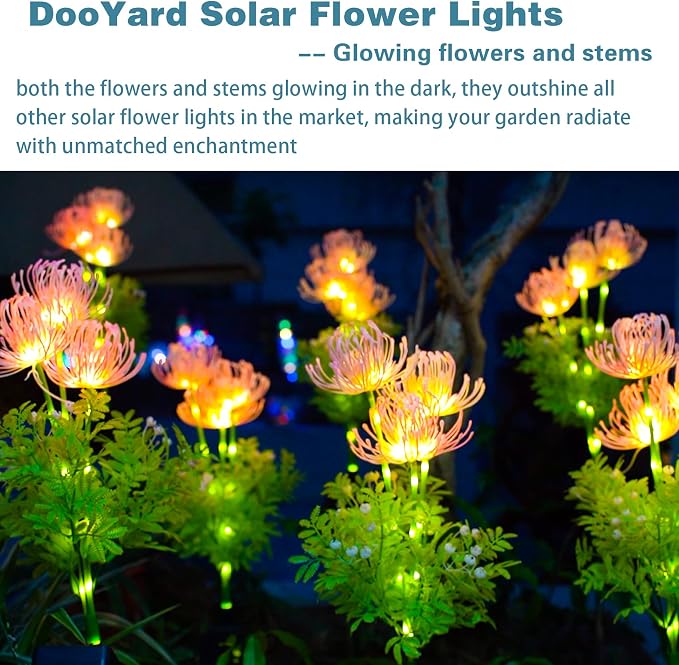 Solar Garden Lights, Solar Flowers Lights - Image 3