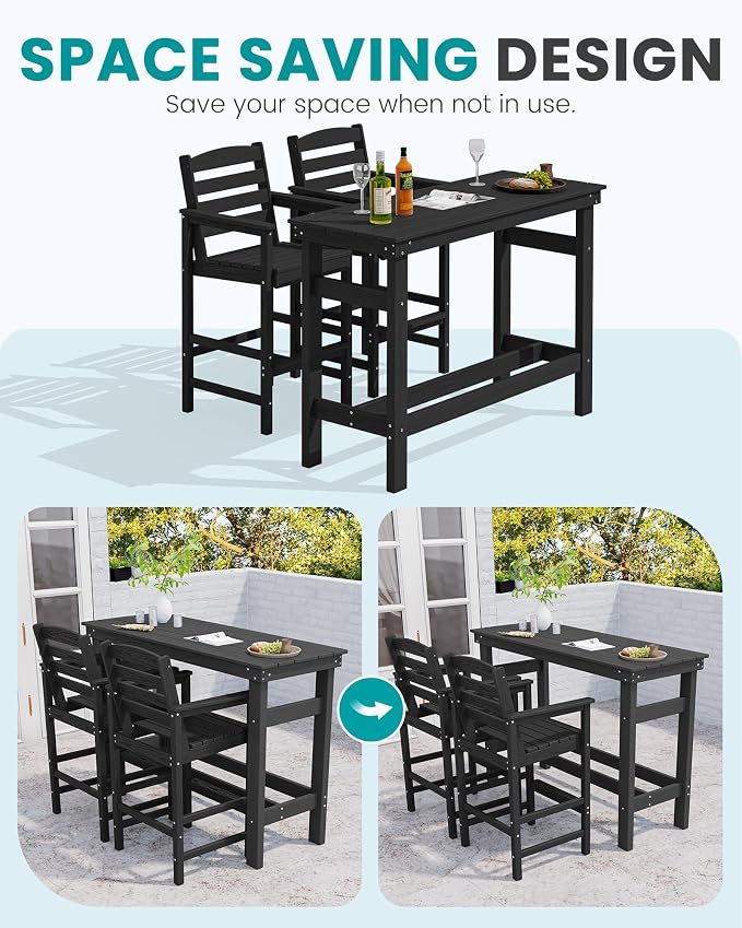 SERWALL Outdoor Bar Set - Image 3