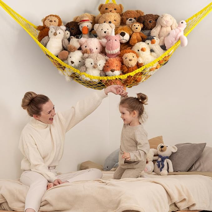 Stuffed Animal Storage Hammock Net Corner - Image 2