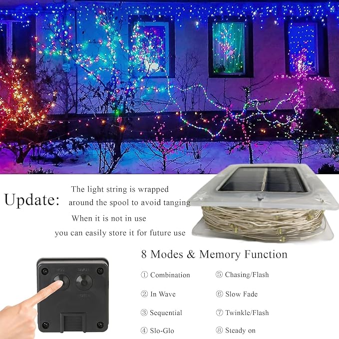 Lomotech Solar String Lights Outdoor - Image 5