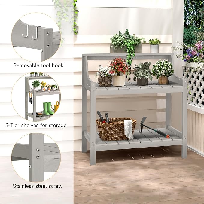 ONBRILL Potting Bench, HDPS Potting Bench - Image 3