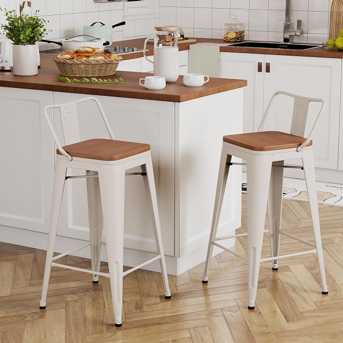 Yongchuang 30 inch Bar Stools Set of 2 Kitchen Bar Height Chairs by YongchuangInternational