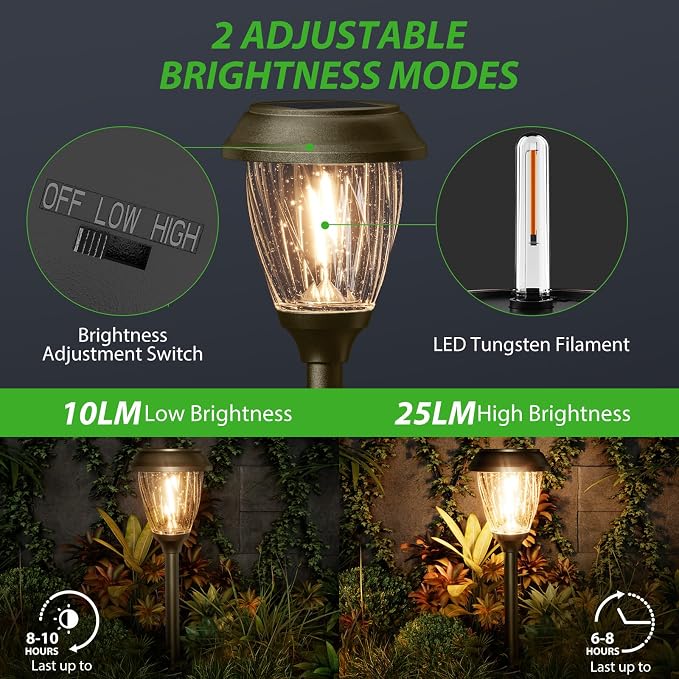 XMCOSY+ Solar Pathway Lights - Image 2
