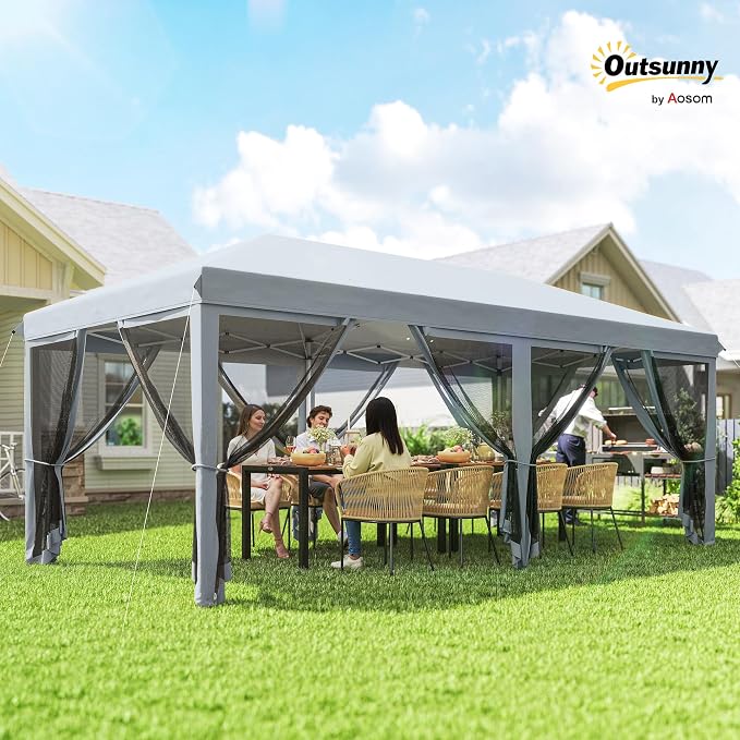 Outsunny 10' x 20' Pop Up Canopy Tent - Image 2